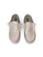 Custom Glitter Wedding Shoe | White Sparkly Metallic Wedding Loafer for Bride
