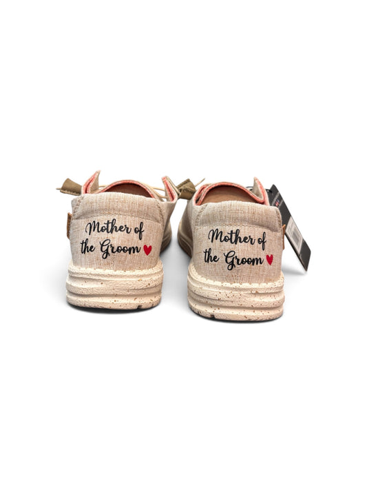 Custom Wedding Shoes| Personalized Wedding Loafer  (Ivory Edition)