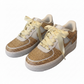Custom Bridal AF1 Sneakers | Luxury Personalized Wedding Shoes for Bride (Blinged with Satin Laces)