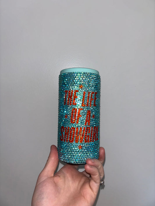 Swiftie Inspired Bedazzled Slim Koozie