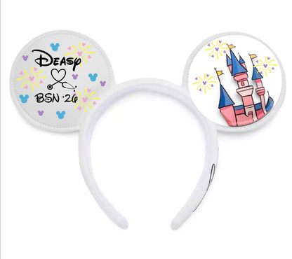 Custom Bedazzled Disney Ear Headband | Rhinestone Mickey Ears