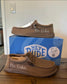 Custom Men’s Wedding Shoes | Personalized Groom Sneakers | Brown Canvas