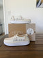 Custom Wedding / Pearl Wendy Rise Dude Shoes - Smaller Pearls