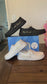 Custom Men’s Wedding Shoes | Personalized Groom Sneakers | Black Canvas